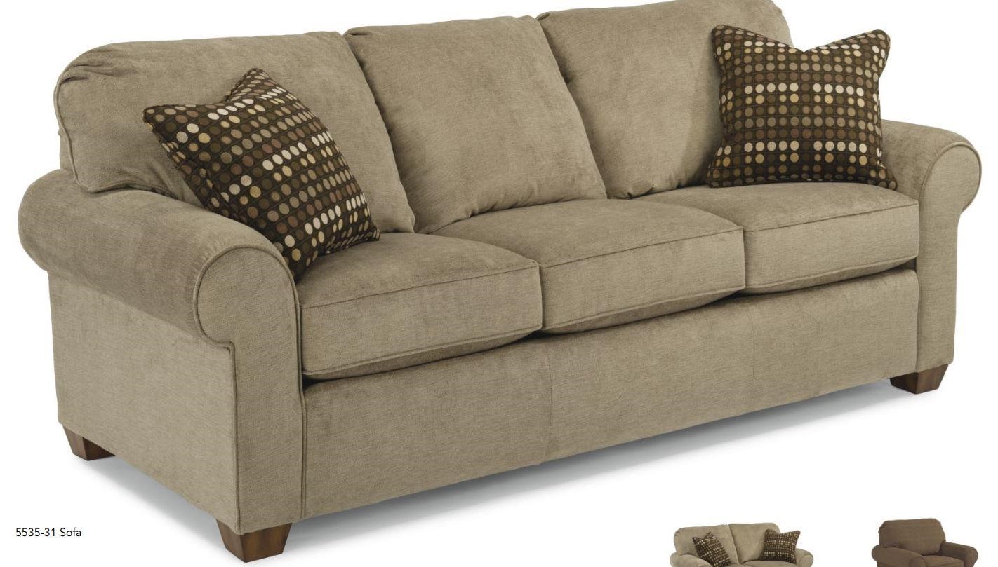  Flexsteel Thornton Stationary Sofa Godby Home 